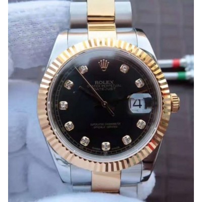 Rolex Noob DateJust 126333 YG Wrapped Black Dial,Fake Watches,Rolex Fake Watches,Omega Fake Watches,Cartier Fake watches,IWC Fake Watches,Breitling Fake Watches