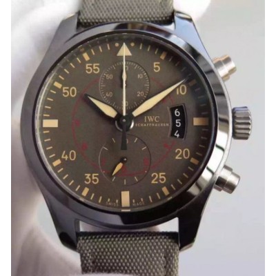 IWC V6 Pilot Chrono IW388002 Real Ceramic Nylon Strap A7750,Fake Watches,Rolex Fake Watches,Omega Fake Watches,Cartier Fake watches,IWC Fake Watches,Breitling Fake Watches