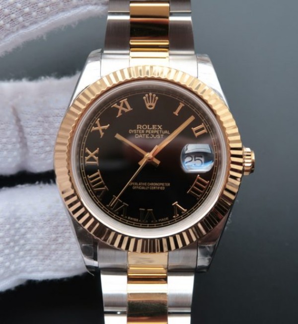 Rolex DateJust II 126333 SS/YG Gray Dial Roman Markers SS/YG Bracelet