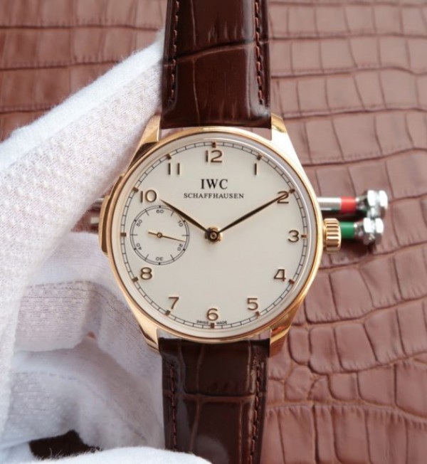 IWC YLF Portuguese YG IW5242 White Dial A95290