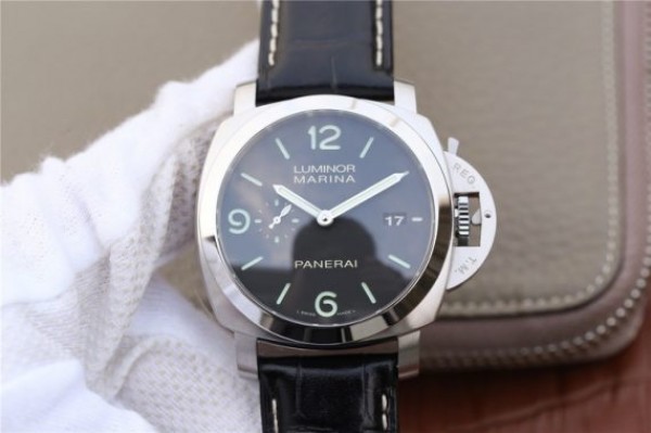 Panerai PAM312 VSF Black Leather Strap P.9000 Super Clone