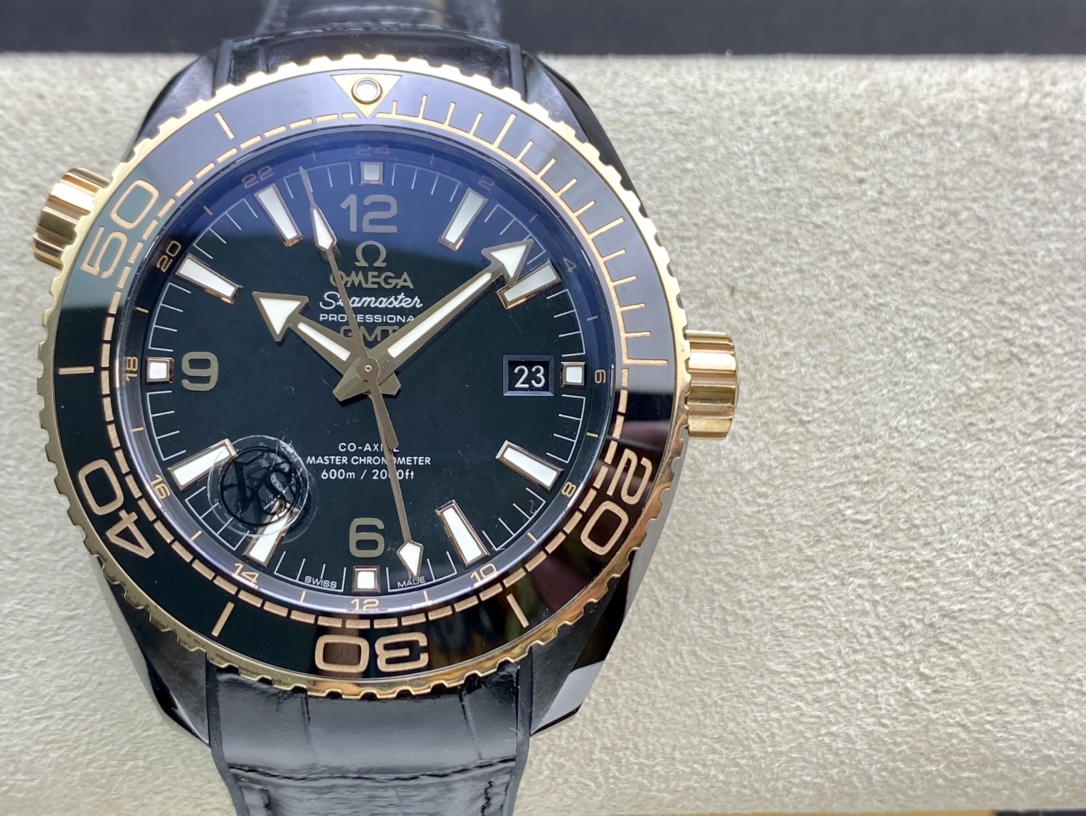 Omega Chieftain Series Black Ceramic Ocean Universe 600 meters "Deep Sea Black"