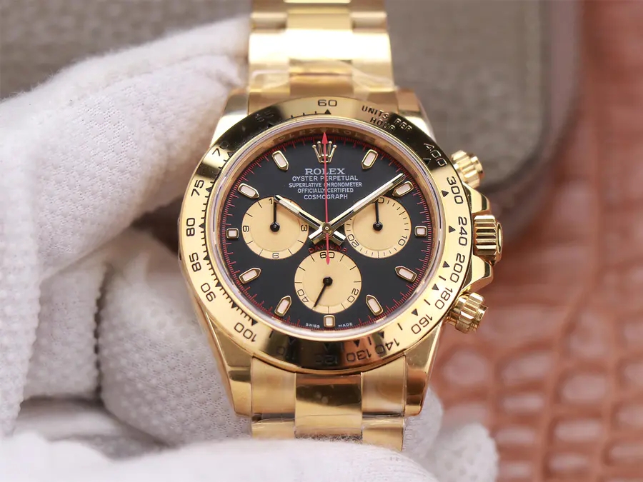 ROLEX DAYTONA 116508 YELLOW GOLD ORIGINAL CAL.4130 MOVEMENT  904L ST