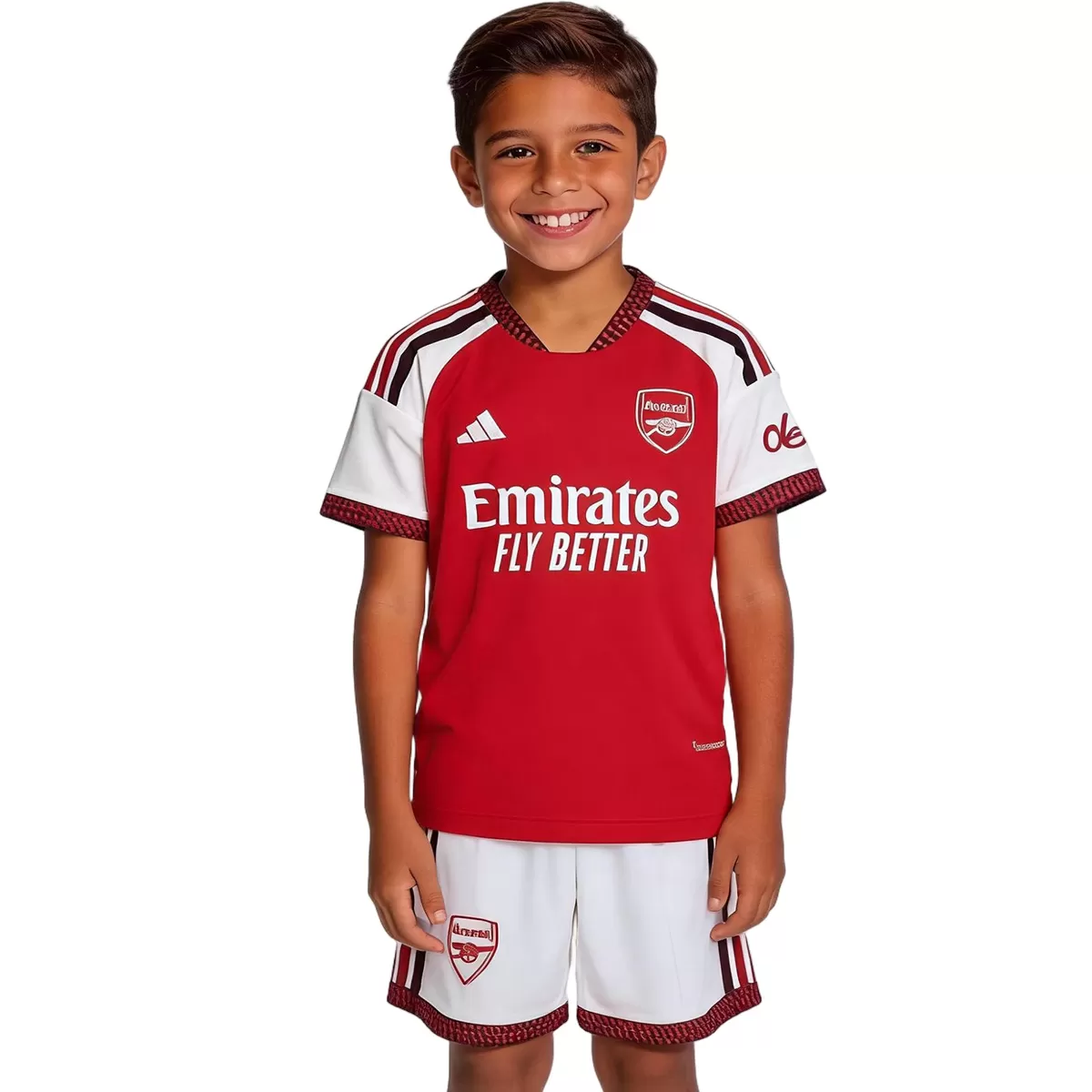 26-27 Arsenal adidas Premier League Champions Home Kids Kit Jersey+Shorts - view 4