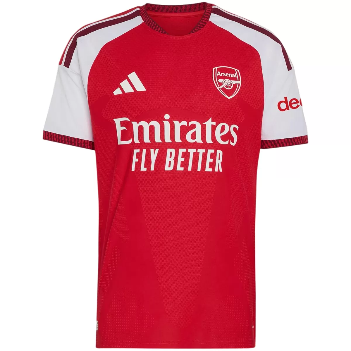26-27 Arsenal adidas Premier League Champions Authentic Home Shirt - view 3