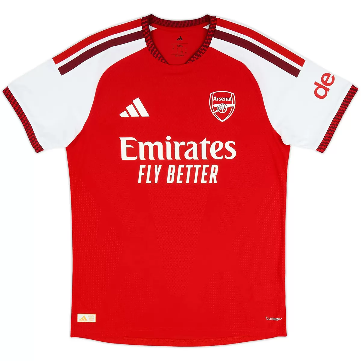 26-27 Arsenal adidas Premier League Champions Authentic Home Shirt - view 5