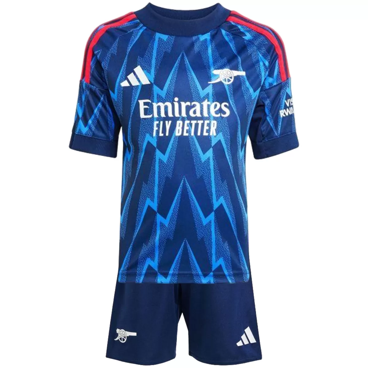 25-26 Arsenal Away Soccer Kids Full Kit Jersey+Shorts+Socks - view 5
