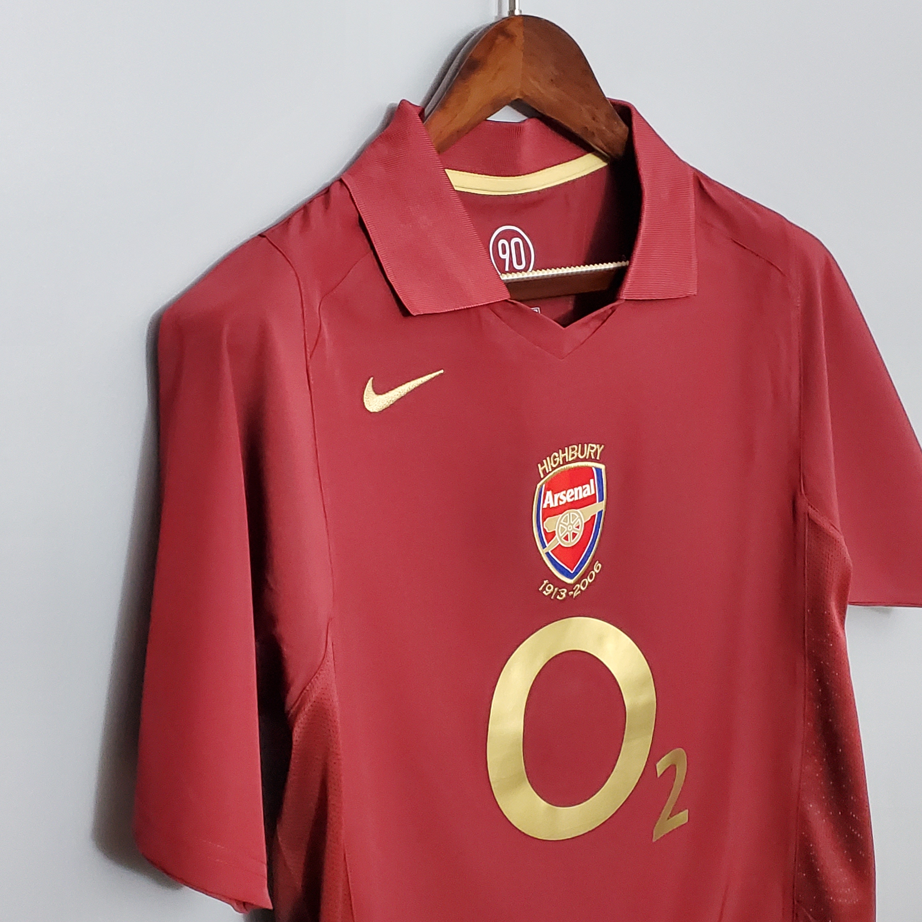 2005-2006 Arsenal Home Retro Version Jersey - view 7