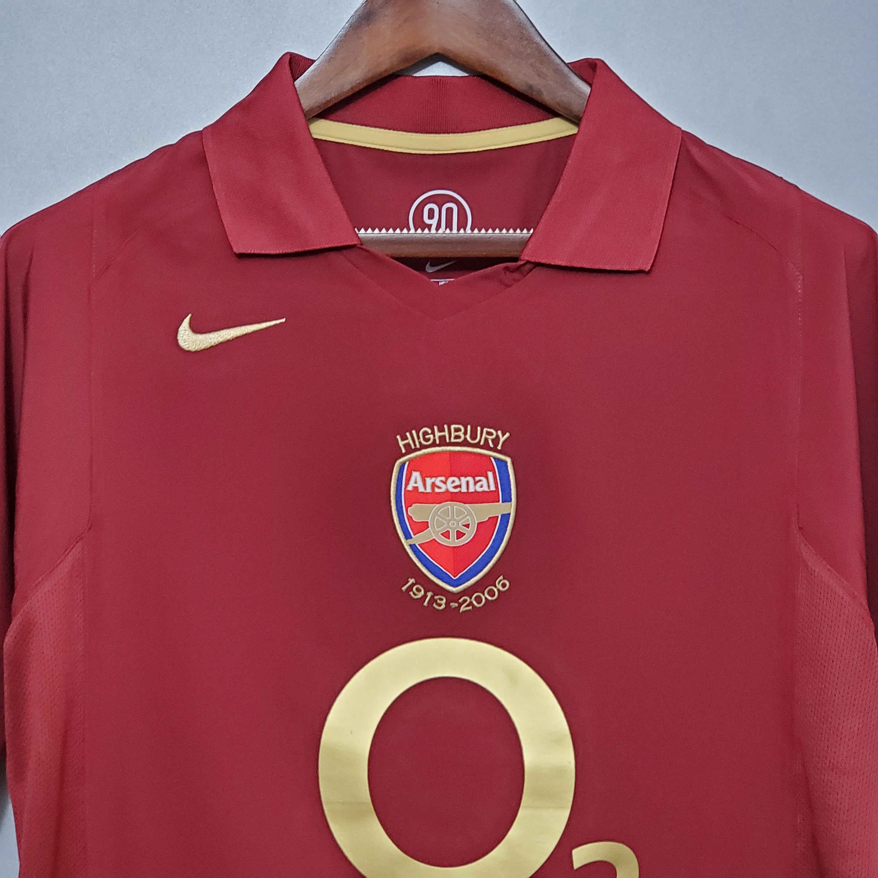2005-2006 Arsenal Home Retro Version Jersey - view 8