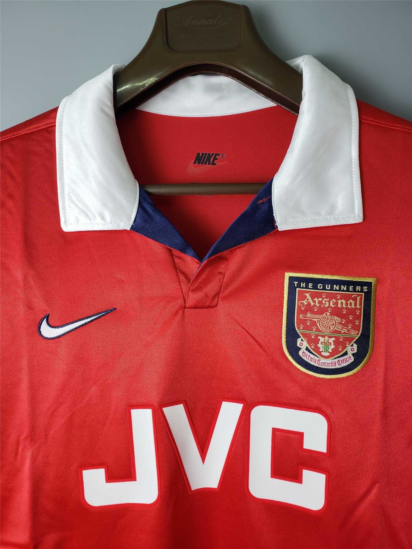 1998-1999 Arsenal Home Retro Version Jersey Long Sleeve - view 4