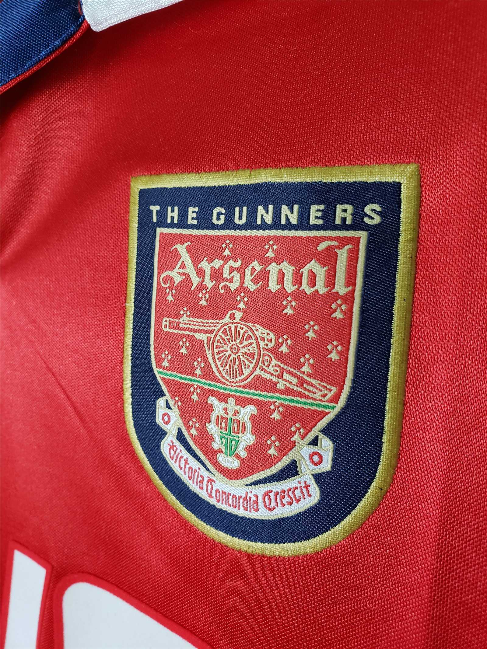 1998-1999 Arsenal Home Retro Version Jersey Long Sleeve - view 7
