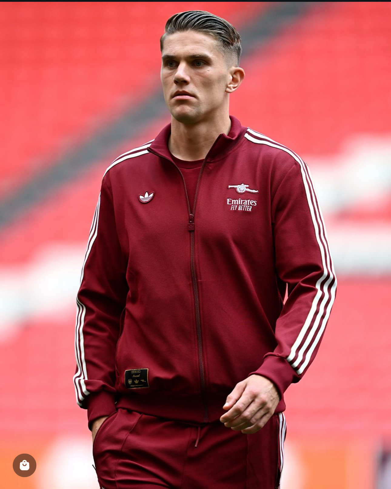 25-26 Arsenal Terrace Icons Track Training Tracksuit Kit(Jacket+Pants) Red - view 6
