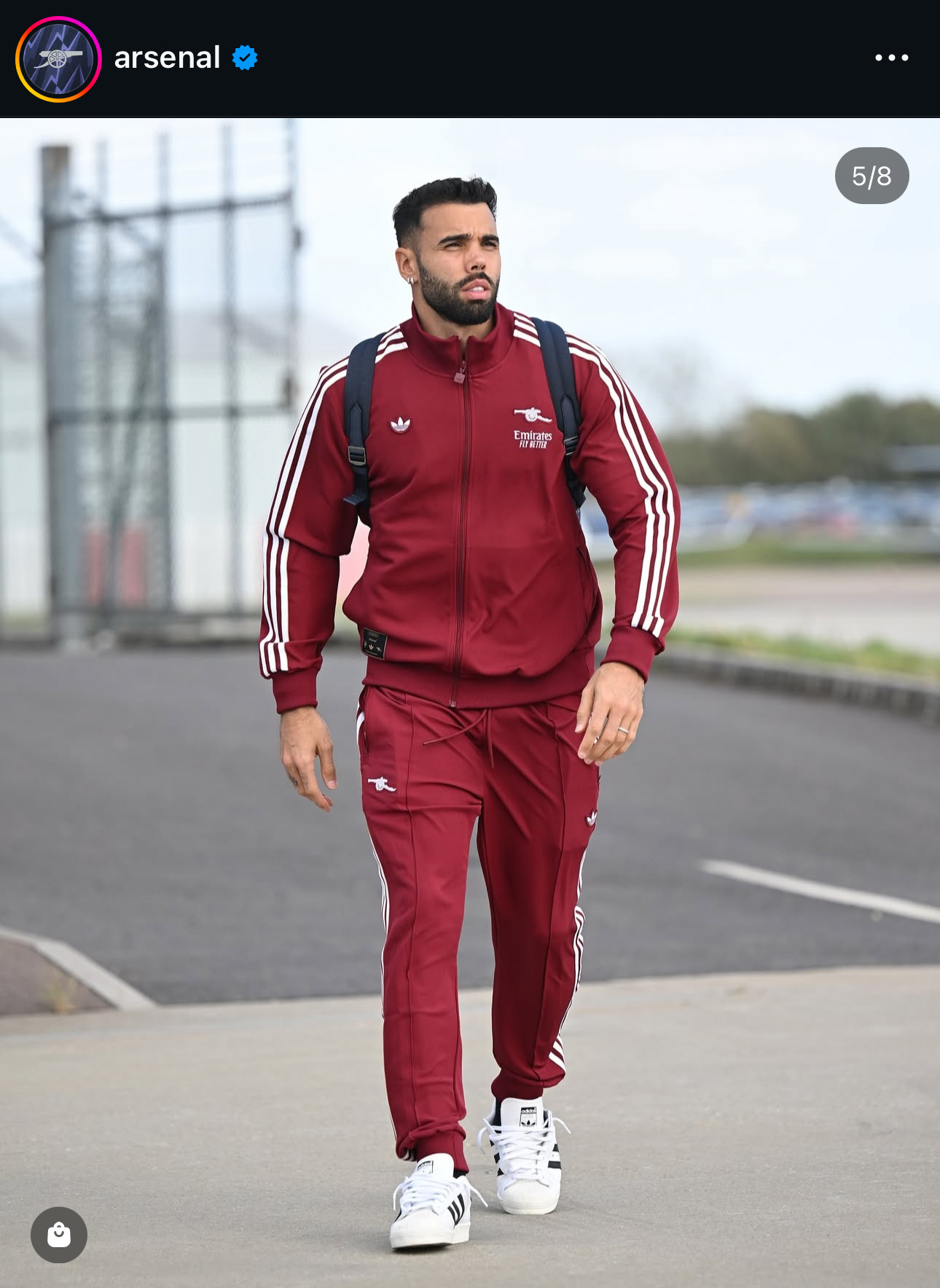 25-26 Arsenal Terrace Icons Track Training Tracksuit Kit(Jacket+Pants) Red - view 7