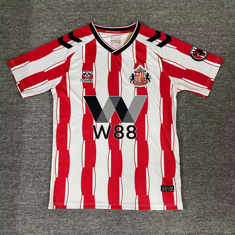 25-26 Sunderland Home Soccer Jersey - view 4