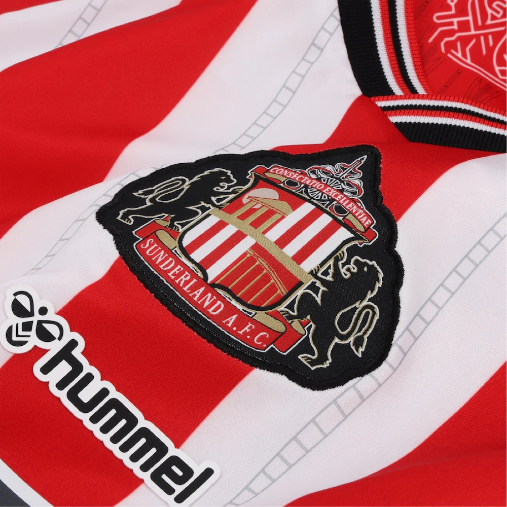 25-26 Sunderland Home Soccer Jersey - view 6