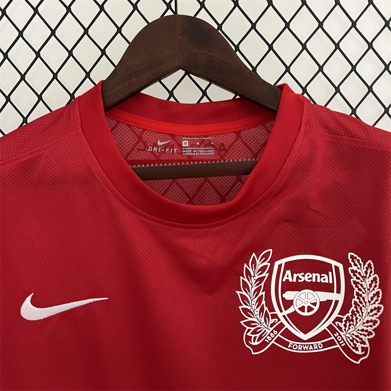 2011-12 Arsenal Home Retro Kit Vintage Shirt - view 7
