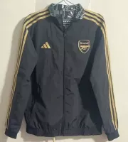 2023-2024 Arsenal Reversible Windbreaker Black-gray Soccer Jersey 1:1 Thai Quality - view 3