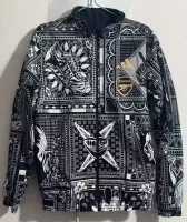 2023-2024 Arsenal Reversible Windbreaker Black-gray Soccer Jersey 1:1 Thai Quality - view 7