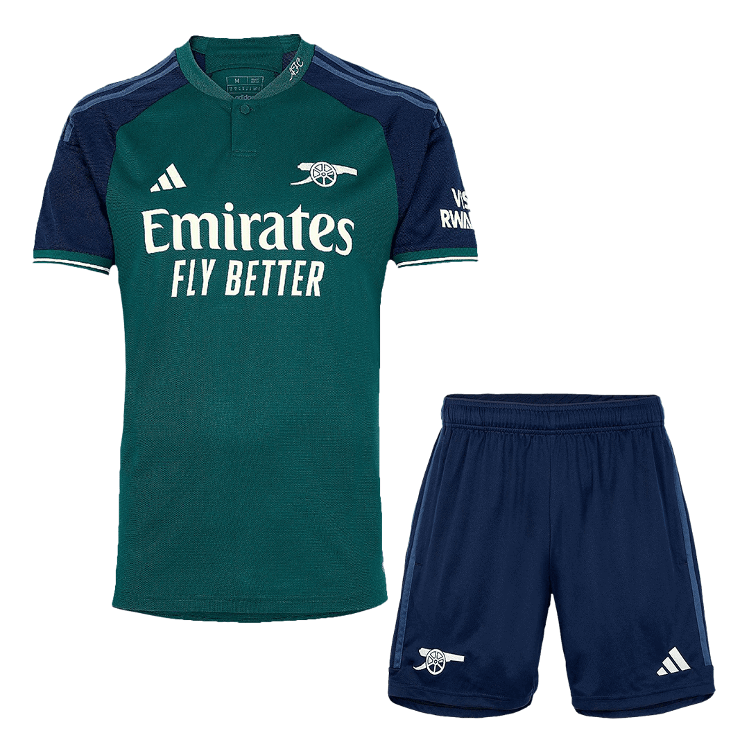 23-24 Arsenal Third Away Whole Kit(Jersey+Shorts+Socks) - view 10