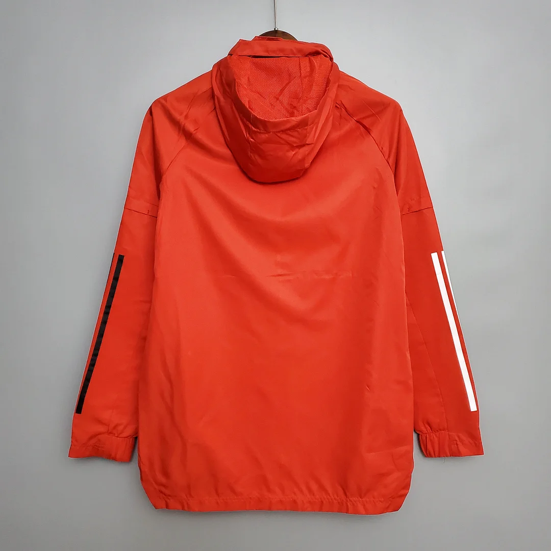 2021 Arsenal Soccer Jersey Windbreaker Red - view 5