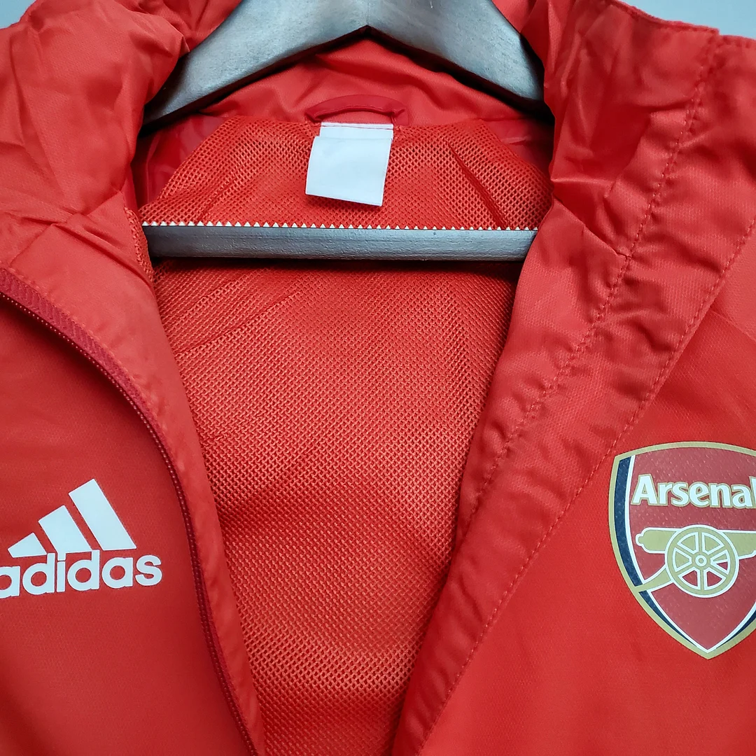 2021 Arsenal Soccer Jersey Windbreaker Red - view 6