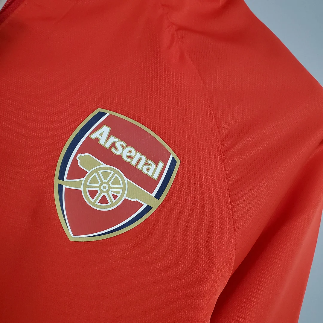 2021 Arsenal Soccer Jersey Windbreaker Red - view 9