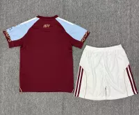 25-26 Aston Villa Home Soccer Kid Kit Jersey+Shorts - view 3