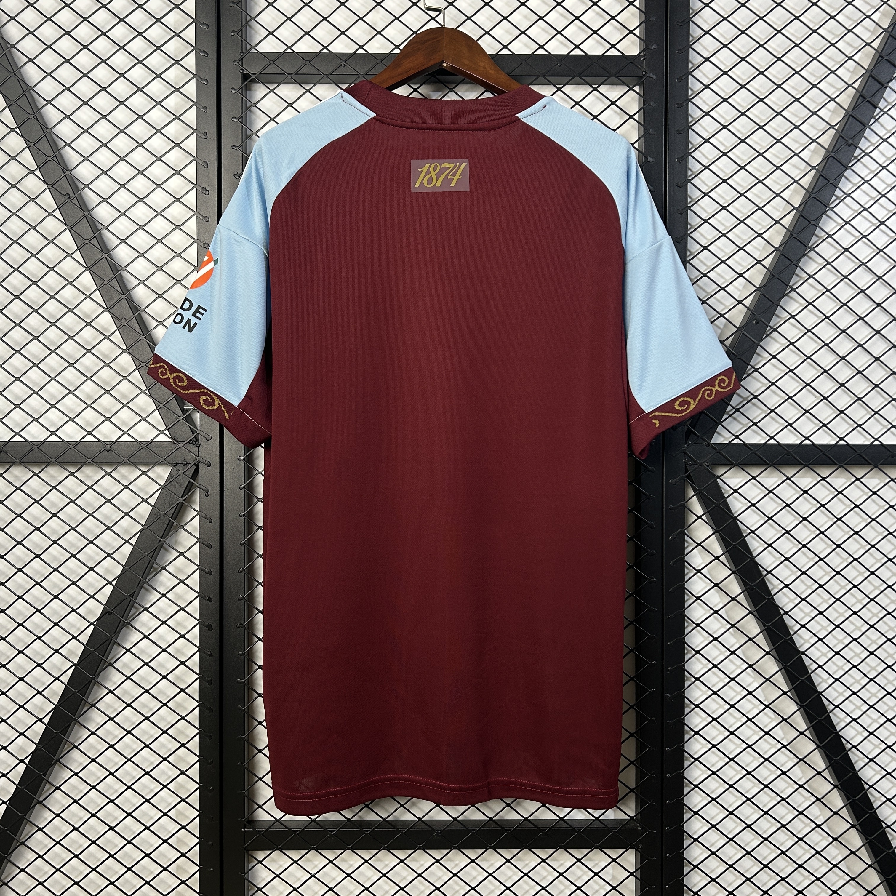 25-26 Aston Villa Home Soccer Jersey - view 3