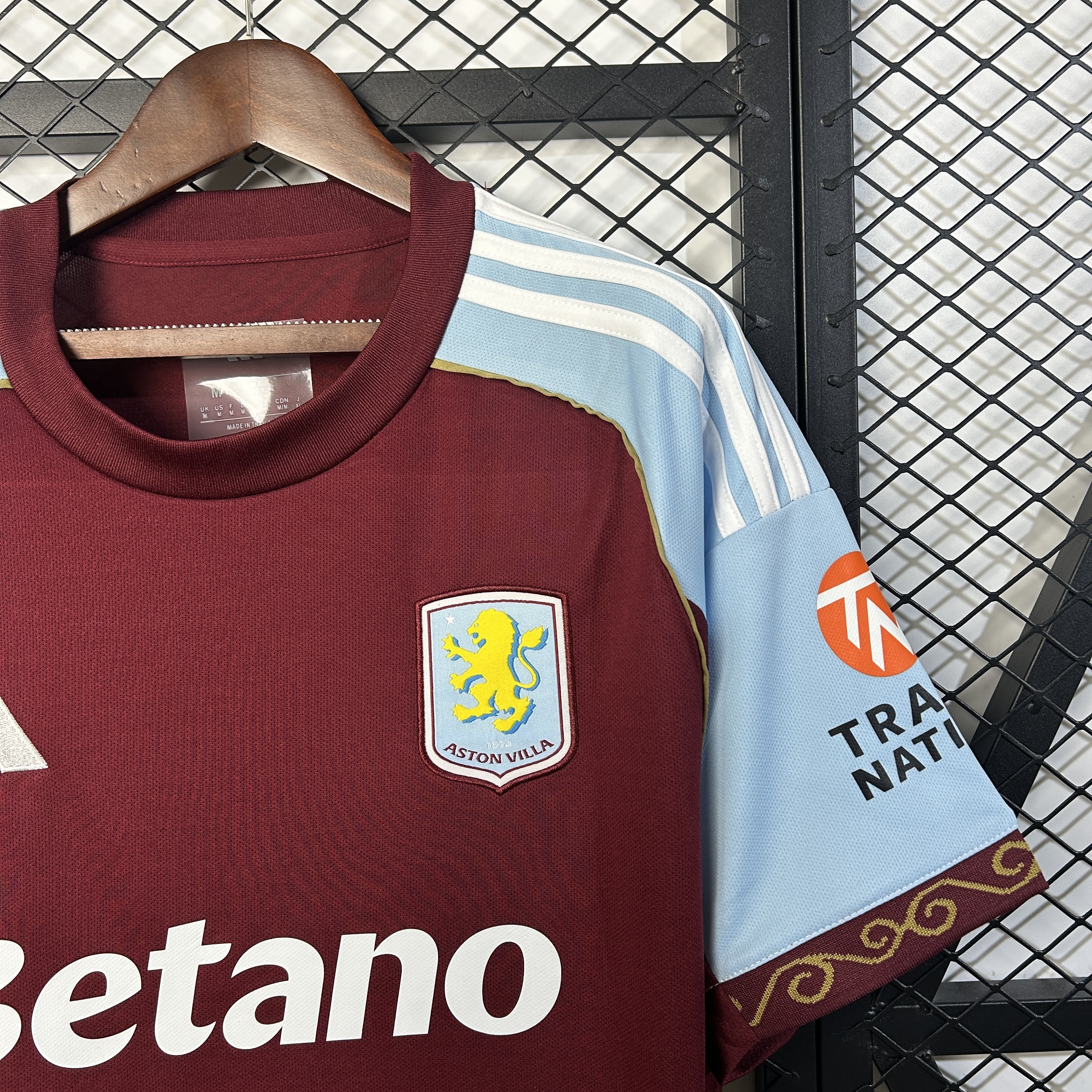 25-26 Aston Villa Home Soccer Jersey - view 5