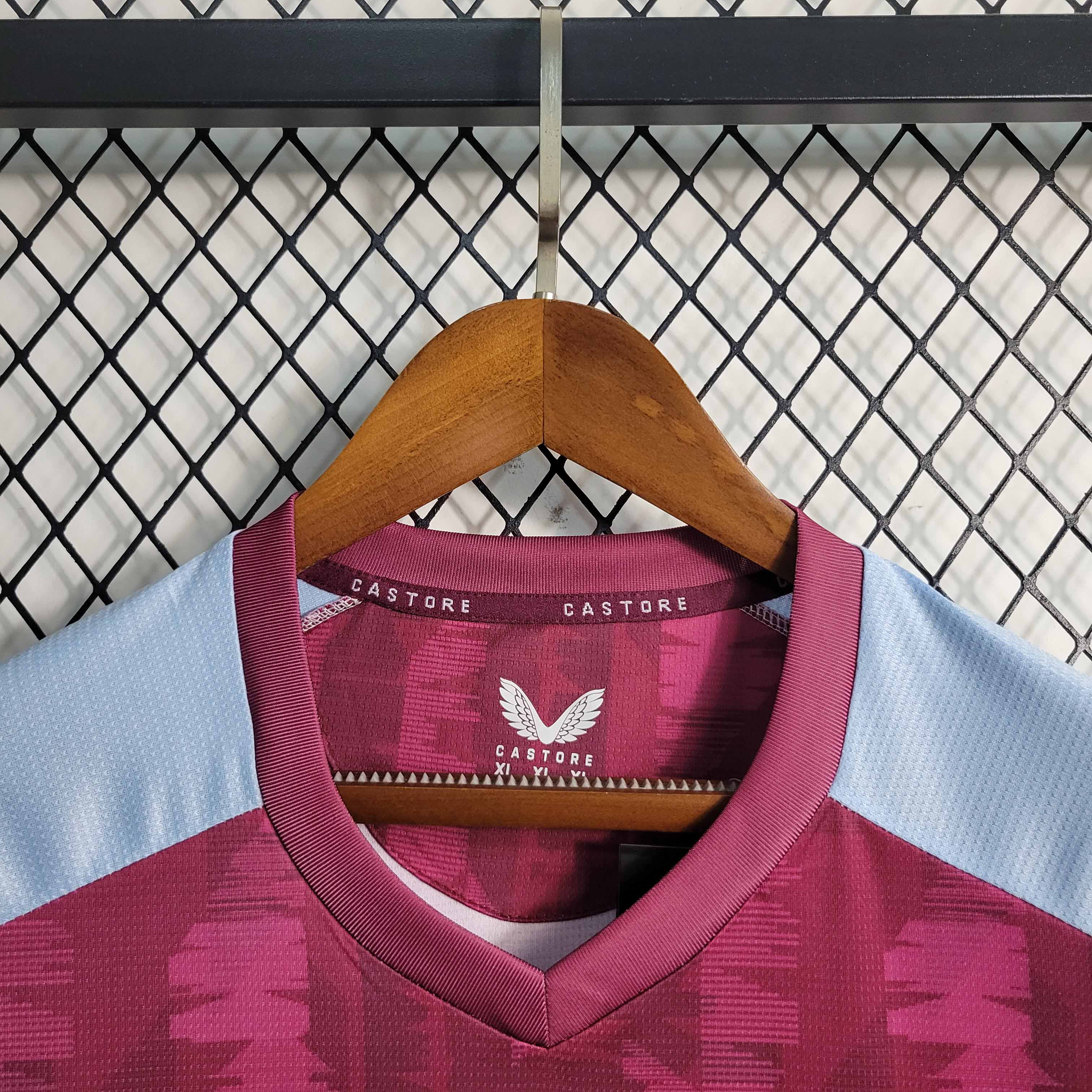 23-24 Aston Villa Home Fan Version Jersey - view 8