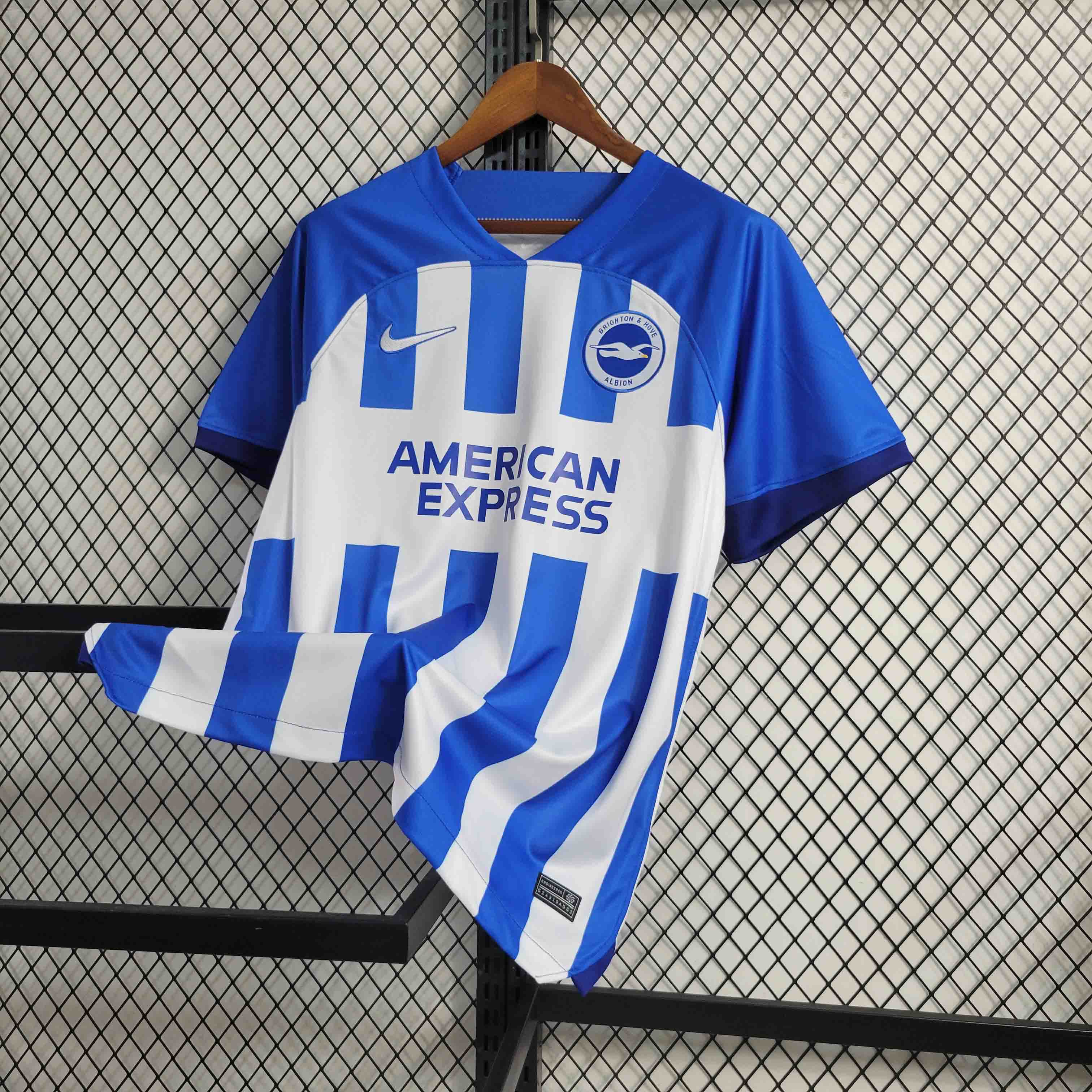 23-24 Brighton & Hove Albion Home Fan Version Jersey - view 6