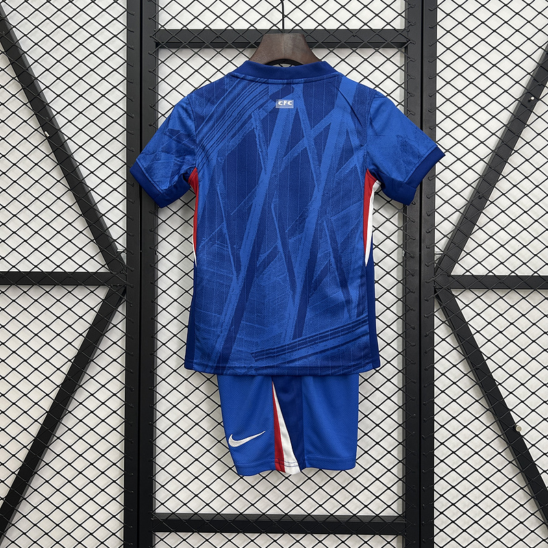 25-26 Chelsea Home Soccer Kids Kit Jersey+Shorts - view 9