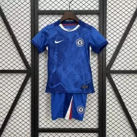 25-26 Chelsea Home Soccer Kids Kit Jersey+Shorts - view 1
