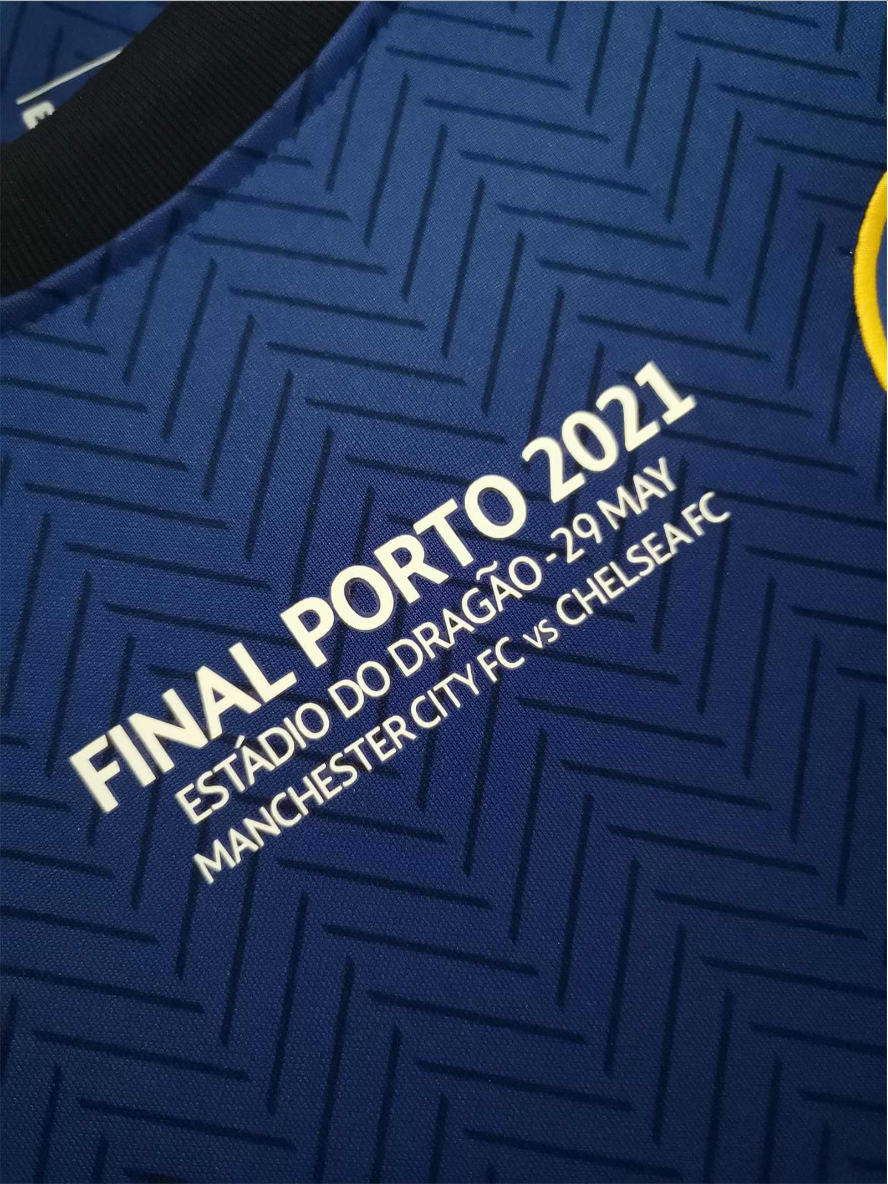 2020-21 Chelsea UCL Final Home Jersey - view 3