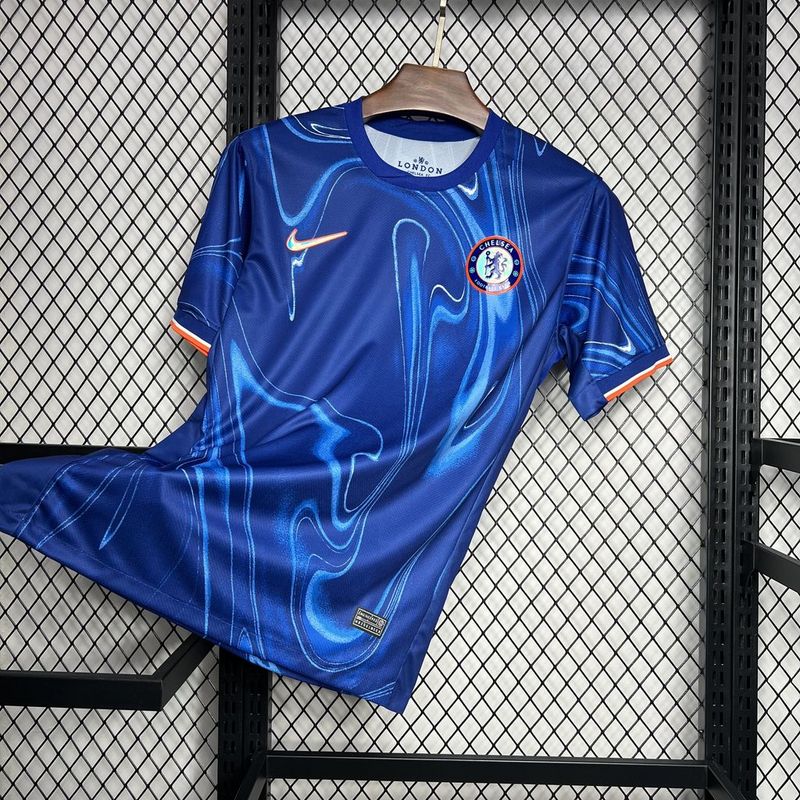 24-25 Chelsea Home Soccer Jersey - view 7