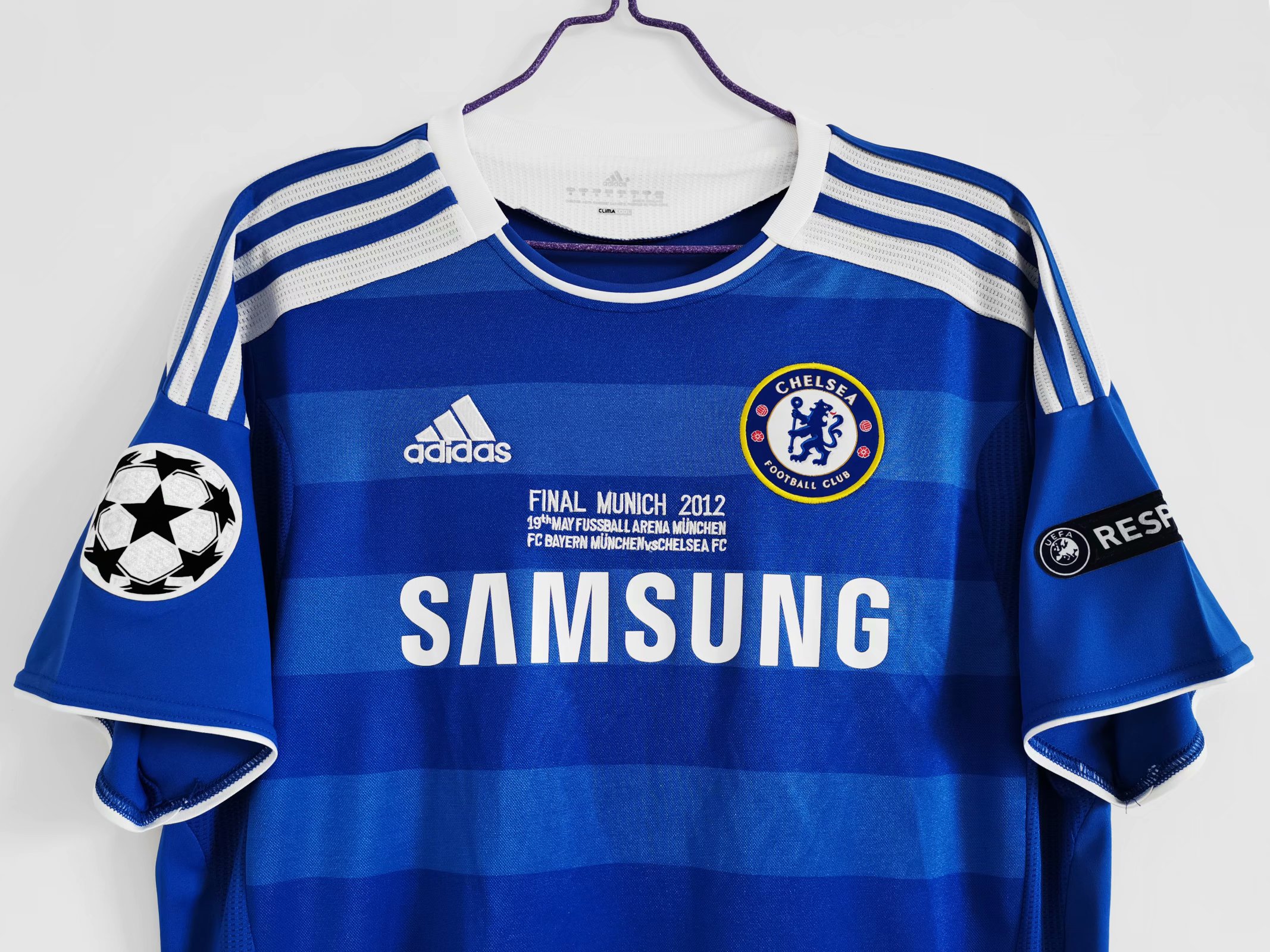 2011-12 Chelsea UCL Final Home Jersey - view 7