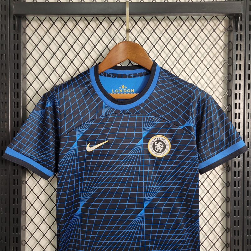 23-24 Chelsea Away Kids Kit(Jersey+Shorts) - view 9