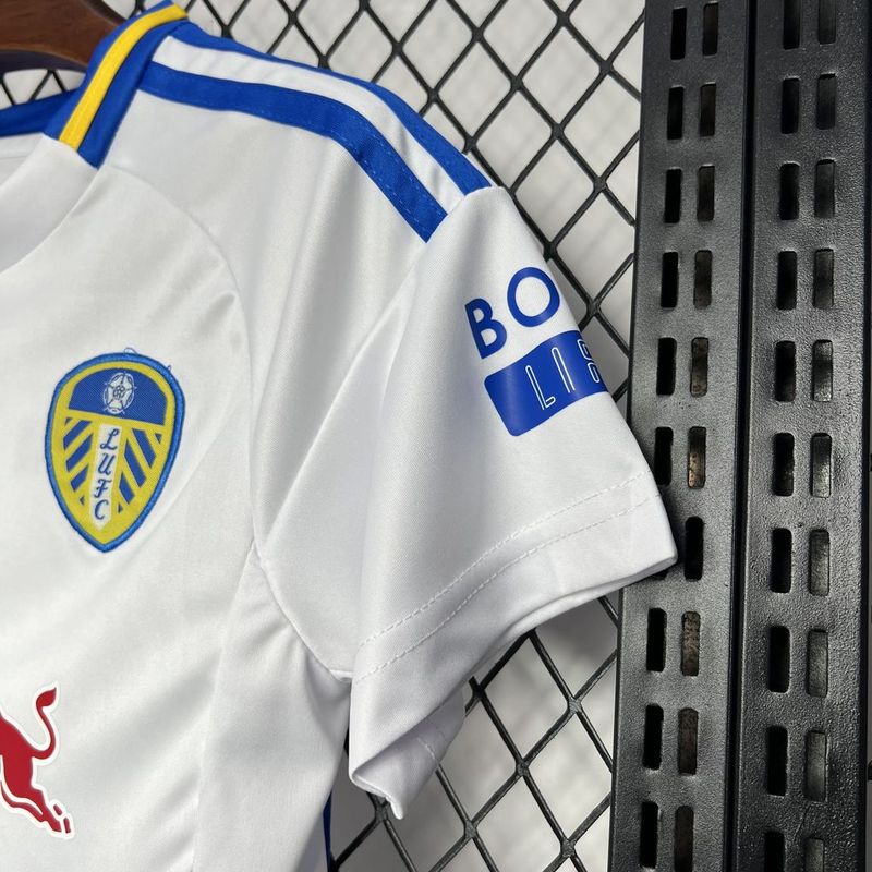 24-25 Leeds United Home Kids Kit Jersey+Shorts - view 6