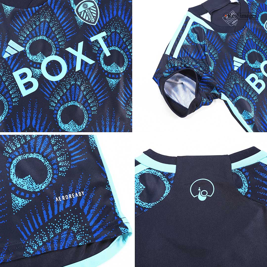 23-24 Leeds United Away Kids Kit Jersey+Shorts - view 11