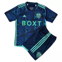 23-24 Leeds United Away Kids Kit Jersey+Shorts - view 4