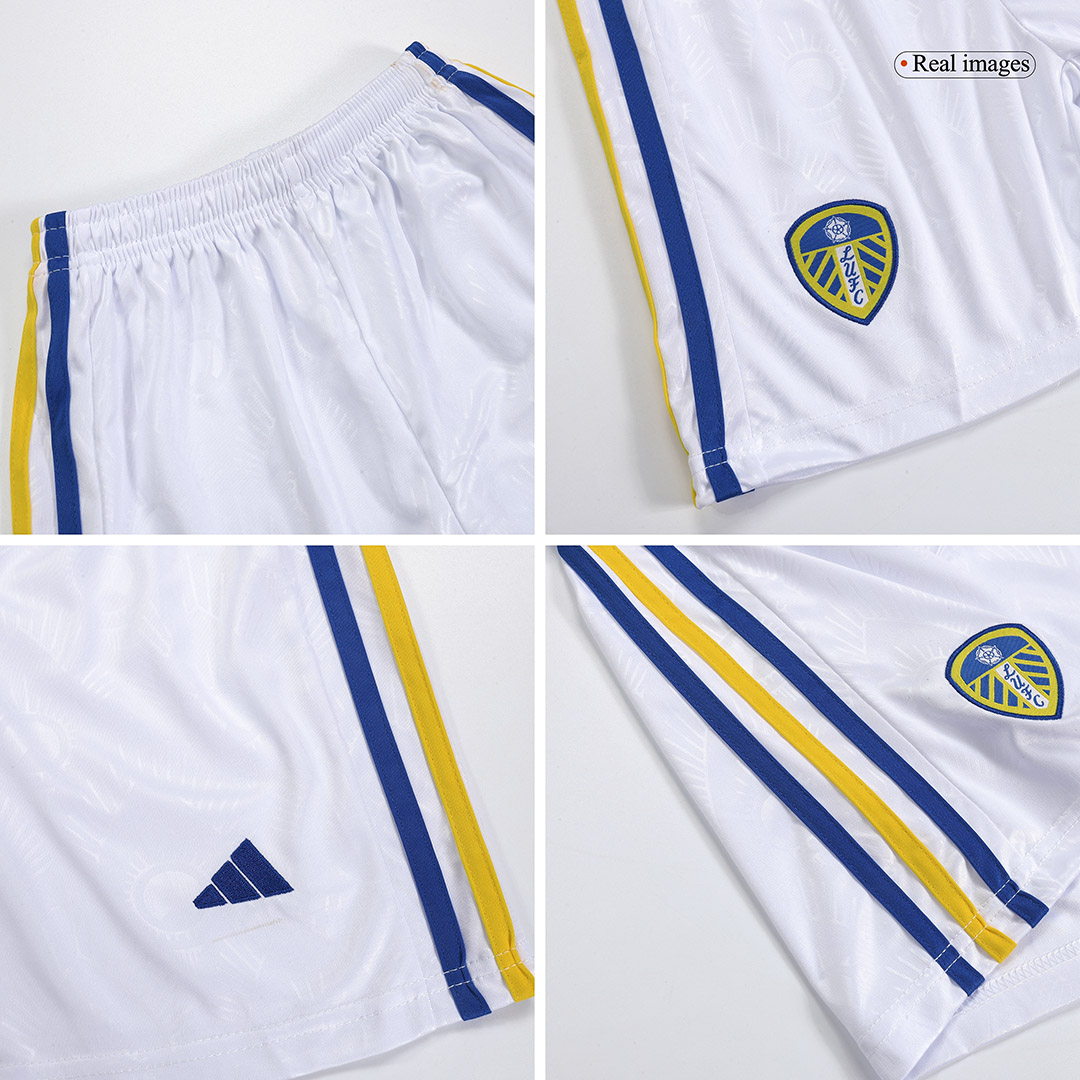 23-24 Leeds United Home Kids Kit Jersey+Shorts - view 12