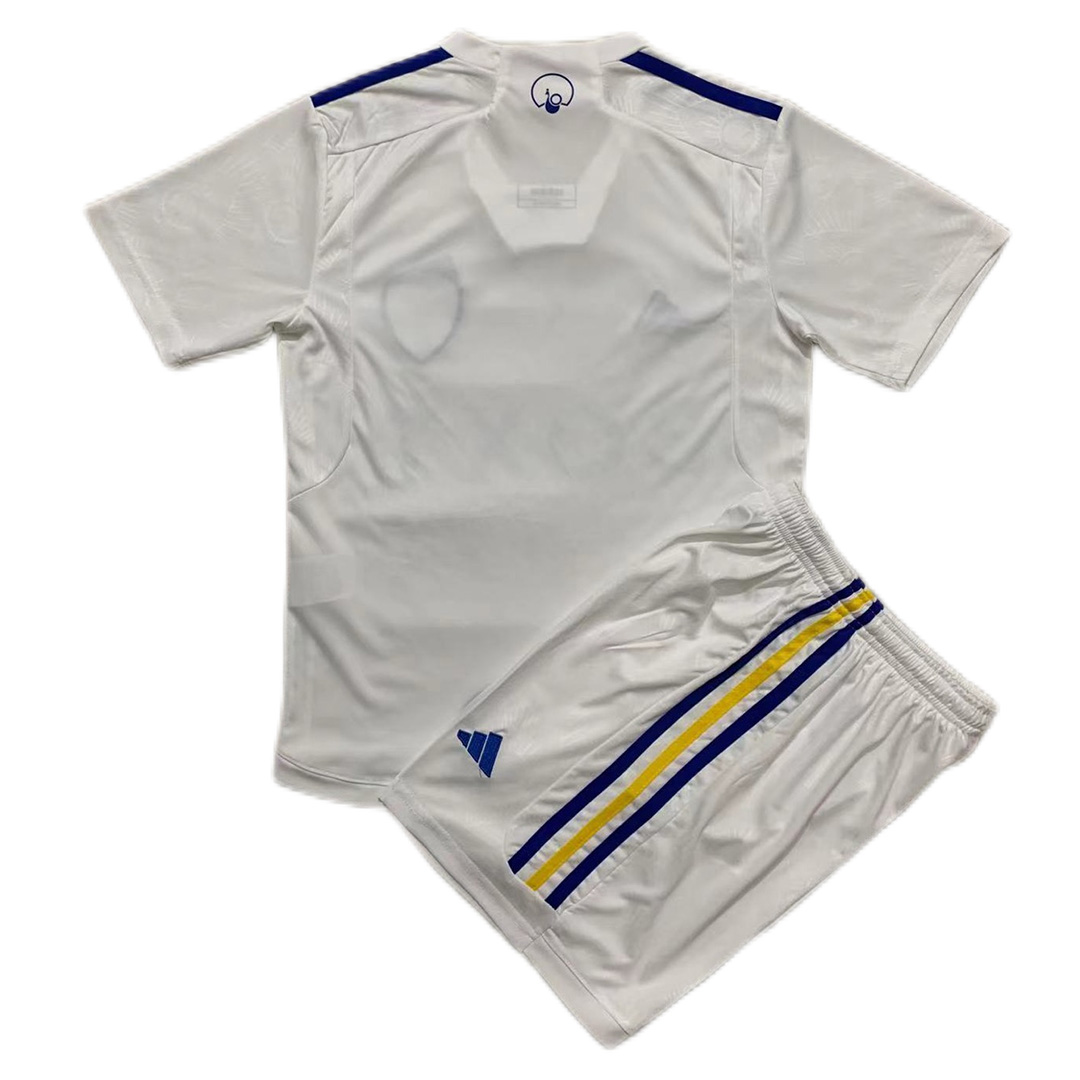 23-24 Leeds United Home Kids Kit Jersey+Shorts - view 6