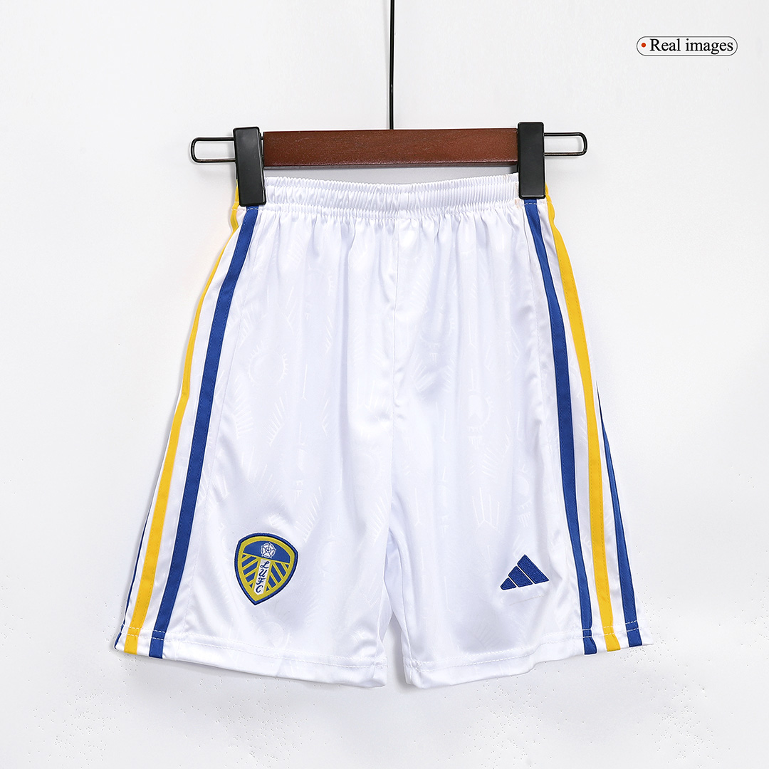 23-24 Leeds United Home Kids Kit Jersey+Shorts - view 9
