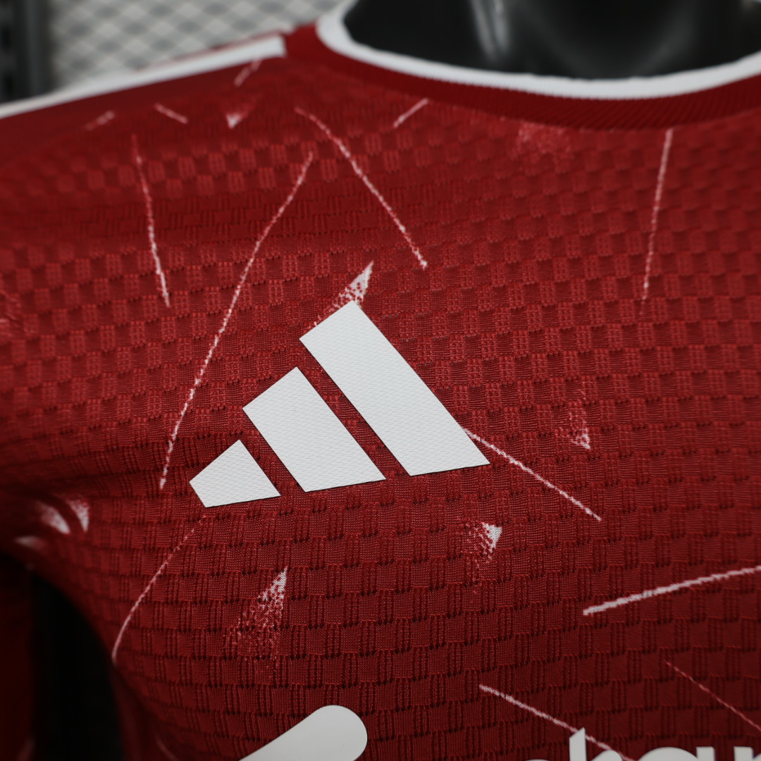 26-27 Liverpool Home Soccer Jersey Player Version Long Sleeve - view 6
