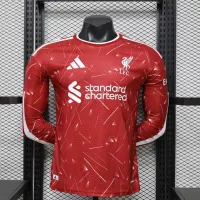 26-27 Liverpool Home Soccer Jersey Player Version Long Sleeve - view 1