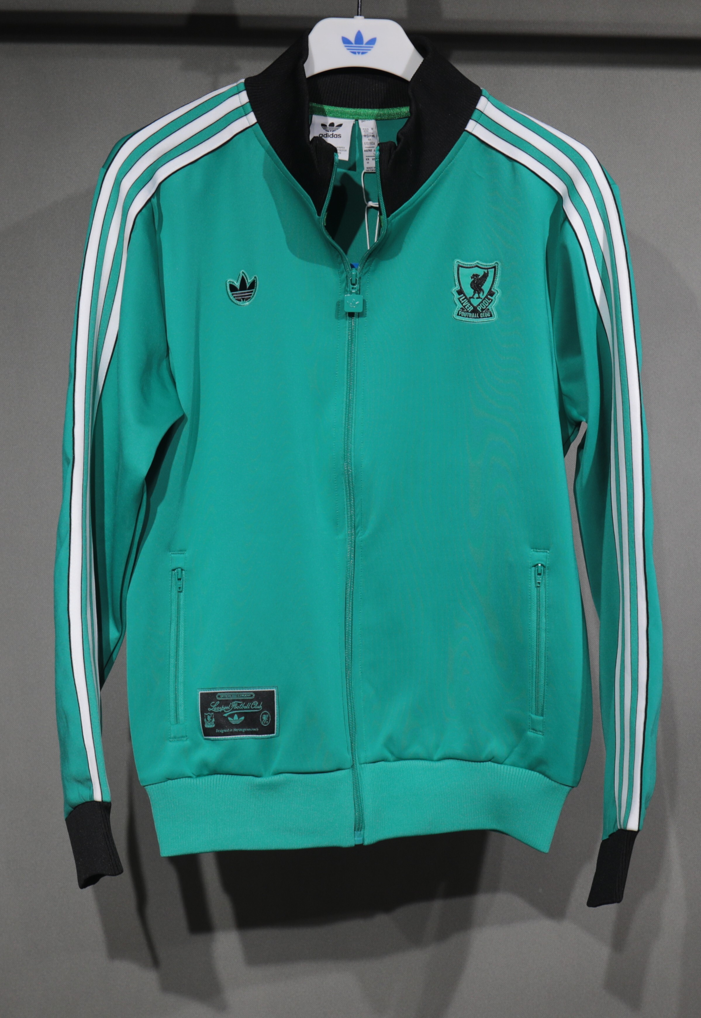 25-26 Liverpool FC Zipper Sweat Terrace Icons Track  Kit(Top+Pants) Green - view 14