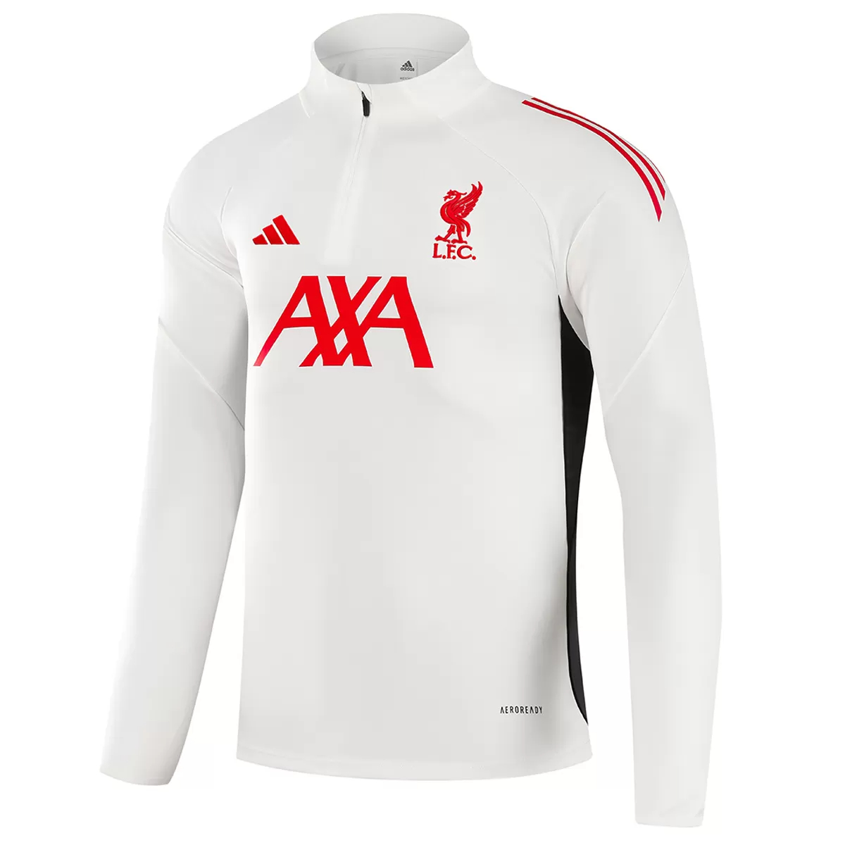 25-26 Liverpool 1/4 Zipper Sweat Kit(Top+Pants) White - view 6