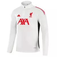 25-26 Liverpool 1/4 Zipper Sweat Kit(Top+Pants) White - view 6