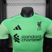 25-26 Liverpool Goalkeeper Green Soccer Jersey Player Version - view 6