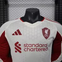 25-26 Liverpool Away Soccer Jersey Player Version Long Sleeve - view 10